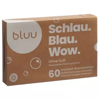 Полоски для стирки BLUU без ароматизатора.