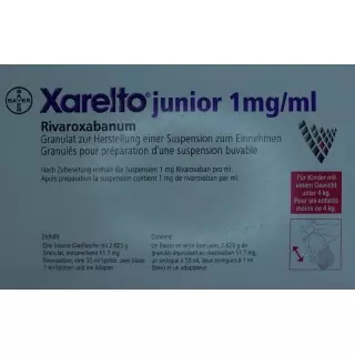 Ксарелто Юниор Гранулы 1мг/мл для детей